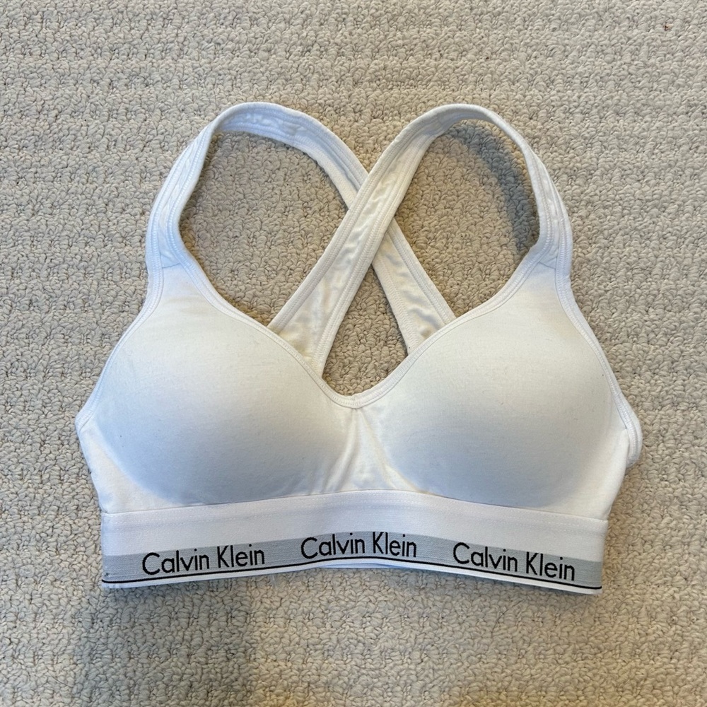Calvin Klein White Bra